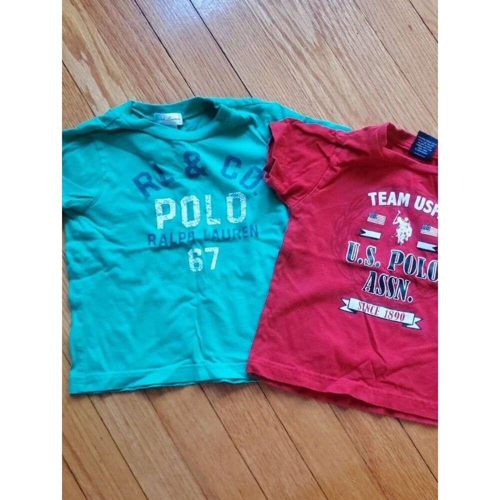 Toddler 18M Bundle Of 2 T-Shits Polo Ralph Lauren And U.S. Polo Assn.